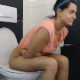 Back in the days when Angie was younger and almost tattoo-free. She sits naturally on a toilet while pooping. She wipes her ass when finished. About 7 minutes.